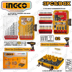 Ingco by Winland Set of 3 PCS Combo Set Accessories only COS23031 ING-HT