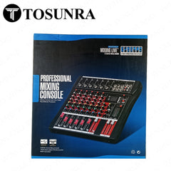 Tosunra by Winland 6 Mono-Channels Mixing Console Input Mixer with Digital Effects & USB TOS-DM609