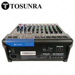 Tosunra by Winland 12-CH Mixing Console Mixer w/ 6 Mic/12 Line Inputs 4 mono+4 stereo TOS-MG12XU-USB