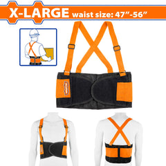 Wadfow Work Lumber Belt With Handles Back Support Belt Medium, Large, X-Large (WHT)