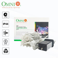 Omni by Winland LED DC Connectible Christmas Light 150 LED/DC 29V/ 10 meters