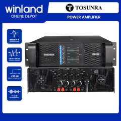Tosunra by Winland 900W x 4 CH Powerful High-Current Professional Integrated Amplifier 8Ω TOS-IT8000