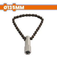 Wadfow by Winland 1/2-inches Square Drive Chain Oil Filter Chain Wrench Ø135mm WUL2550 WAD-HT