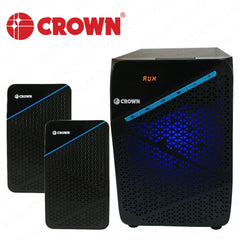 Crown by Winland 2.1 Channel Home Theater Speaker 28Watts With RCA, USB, SD, FM, BT HM-2834