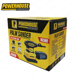 Powerhouse by Winland Palm Sanding Machine Power Tools with Soft Grip Ergonomic Handle PH-PS300-SHD