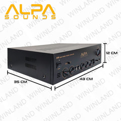 Alpa by Winland Integrated Amplifier 800W - A98