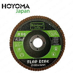 Hoyoma Japan by Winland Flap Sanding Disc Sand Disc for Angle Grinder Paint Removal, Metal Surface