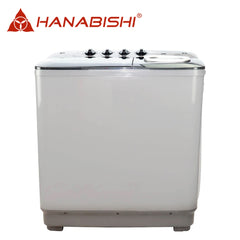 Hanabishi by Winland Twin Tub Washing Machine Stone Series 8KG Capacity with Spin Dryer HWM-850GRY