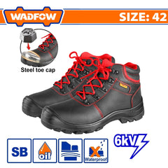 Wadfow by Winland SB Class, Split Leather and Dual Density PU Sole Safety Boots WAD-HT
