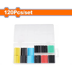 Wadfow by Winland 120PCS/Set Polyethylene Material Heat Shrink Tubing Assortment WUR1B01 WAD-HT