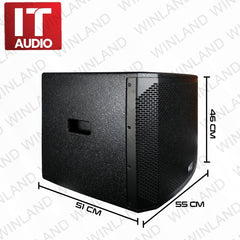 IT Audio by Winland Horizontal Line Array Active Speaker with DSP/BT/1800W-LA15GP-2