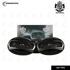 Gulf Milano GM-7995 6x9″ 5-Way Car Speakers 1200W 4Ω Pair