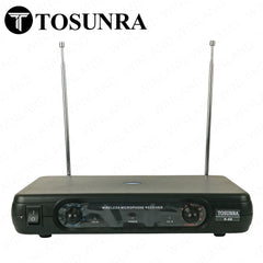 Tosunra by Winland Dual Channel High-Quality Professional Wireless UHF Microphone System TOS-K-68