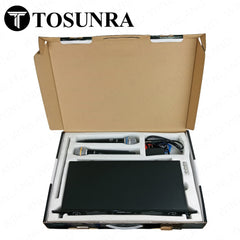 Tosunra by Winland Dual Channel High-Quality Professional Wireless VHF Microphone System TOS-MLX-2