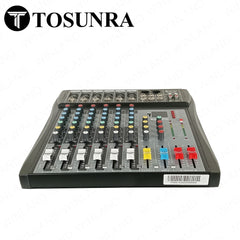 Tosunra by Winland 6-CH Professional Audio Mixer with XLR, MP3, USB & Digital Effects TOS-CT60S-USB