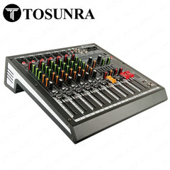 Tosunra by Winland 6-CH Professional Audio Mixer with BT, USB, MP3 Player & Digital Effects TOS-BL-6