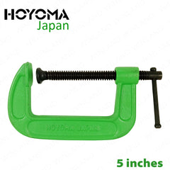 Hoyoma Japan by Winland Heavy Duty Woodworking G-Clamp Forged Metal Material 4in/5in SOLD PER PIECE