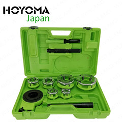 Hoyoma Japan by Winland 11PCS (1/2"-2") Professional Ratchet Die Stocks for Pipe Threader HT-RD11S