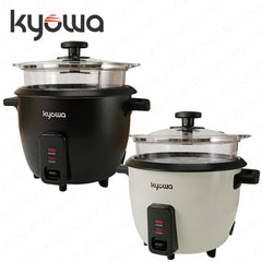 Kyowa by Winland 1.5 Liters / 7 Cups Rice Cooker with see-through Steamer 500W KW-2087