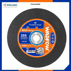 Wadfow by Winland 14in 355mm Abrasive Metal Cutting Disc Cut Off Wheel for Cut Off Machine WAC9314