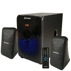 Crown by Winland 2.1 Channel Home Theater Speaker 20Watts (10+2x5W) With RCA, USB, SD, FM, BT HM-203
