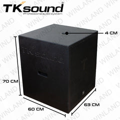 TK Sound by Winland Professional Audio Speaker – Single 18" Active Subwoofer 1600W - TSW-118A