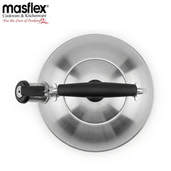 Masflex by Winland Induction Whistling Kettle Stainless Steel Satin Finish