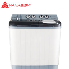 Hanabishi by Winland Twin Tub Washing Machine Anti-Winding 9kg Capacity with Dryer HWM590GRY