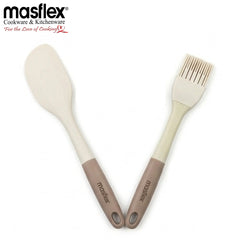 Masflex by Winland Baking Utensils Silicone Brush and Spatula Set - CL-0418