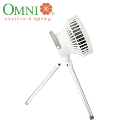 Omni by Winland Rechargeable Mini Dc Fan With Tripod - RDF-T90