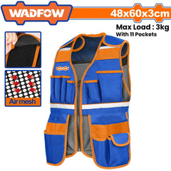 Wadfow by Winland Durable Tools Vest Organizer w/ Multiple Tool Pockets WTG6102 WAD-HT