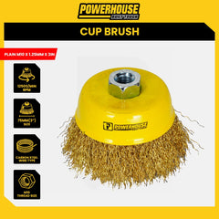 Powerhouse Cup Brush Plain with Nut M10 (PH-PTAA)
