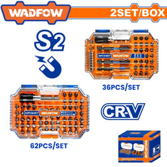 Wadfow by Winland 2Pcs/Set CR-V Screwdriver Bits WBS4B98 - WAD-HT