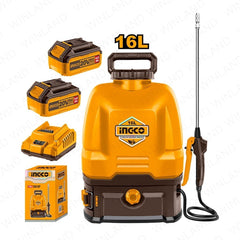 Ingco by Winland P20S/20V 16L Lithium-Ion Knapsack Garden Disinfectant Backpack Sprayer CSPLI2016