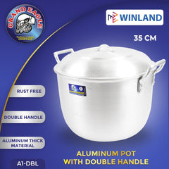 Grand Eagle by Winland Cookware Thick Aluminum Large Kaldero with Double Handle Pot Kitchenware