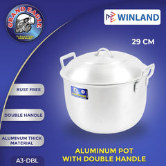 Grand Eagle by Winland Cookware Thick Aluminum Large Kaldero with Double Handle Pot Kitchenware