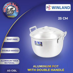 Grand Eagle by Winland Cookware Thick Aluminum Large Kaldero with Double Handle Pot Kitchenware