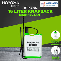 Hoyoma japan by Winland 16 Liter Knapsack Disinfectant Agricultural Pesticide Garden Sprayer HT-KS16