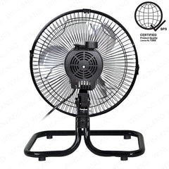 Armor by Winland Mini Industrial Ground Fan / Floor / Desk Fan w/ Oscillating Electric Fan X-10