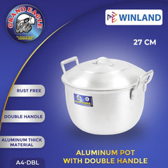 Grand Eagle by Winland Cookware Thick Aluminum Large Kaldero with Double Handle Pot Kitchenware