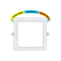 Ecolum by Winland 6-12 Watts 3-Color Square Recessed Slim LED Downlight - CDL11