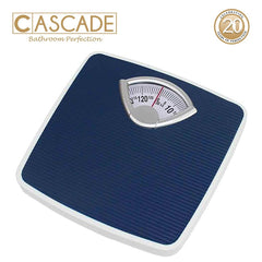 CASCADE Mechanical Weighing Scale Bathroom Scale in Gray Platform made of Laminated Film BS-08A