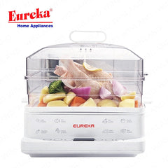Eureka by Winland 24L Smart Chef Pro Electric Food Steamer 3Layers Smart Touch Panel 1200W EFS-24L