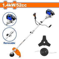 Wadfow by Winland Gasoline Grass Trimmer and Brush Cutter Lawn Mower (WPT)