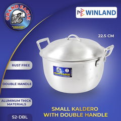Grand Eagle by Winland Cookware Thick Aluminum Small Kaldero with Double Handle Pot Kitchenware