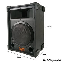 Promac by Winland 8inches Outdoor Passive Speaker System 150W-8 ohms SOLD by PAIR SR-806
