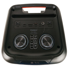 Promac by Winland 8inches Portable Party Speaker BT, USB, TF, FM, Radio, AUX Input PS-X80J