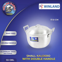 Grand Eagle by Winland Cookware Thick Aluminum Small Kaldero with Double Handle Pot Kitchenware
