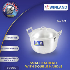 Grand Eagle by Winland Cookware Thick Aluminum Small Kaldero with Double Handle Pot Kitchenware