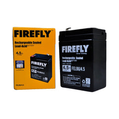 Firefly by Winland Rechargeable Sealed Lead Acid Battery 4.5Ah/6v FELB6/4.5